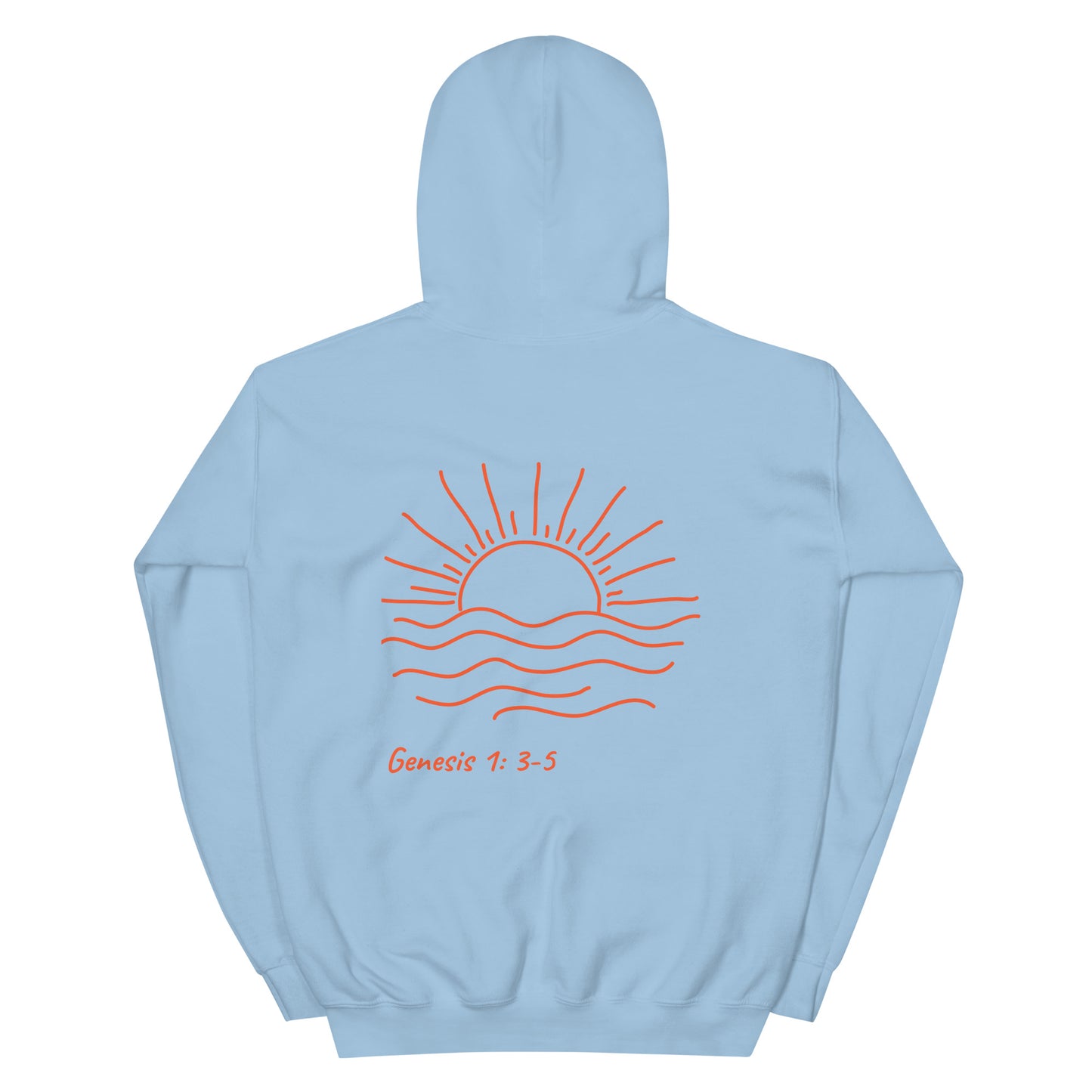 Genesis 1:3-5 sunset hoodie